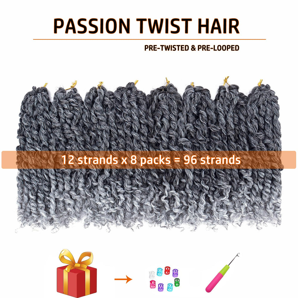 Dorsanee passion twist crochet hair ready-to-wear with prelooped design