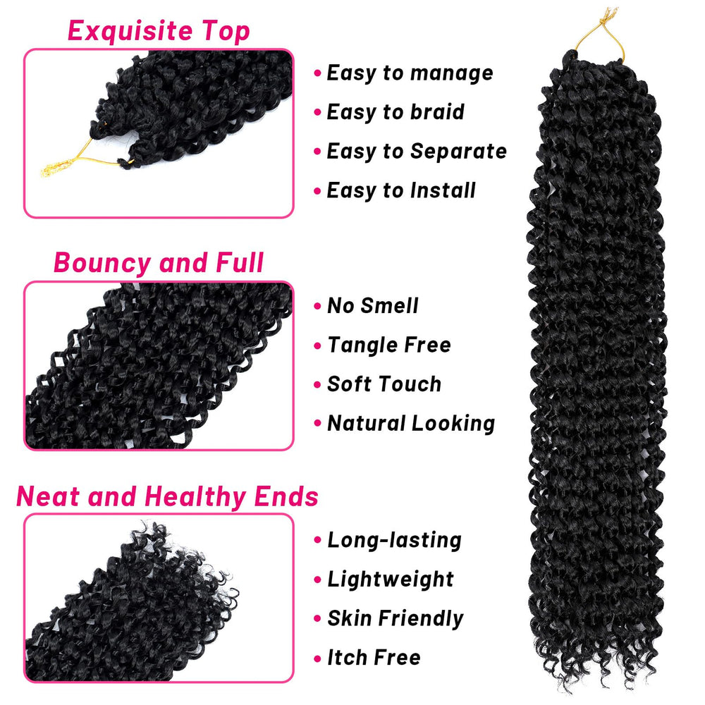Dorsanee Passion Twist Hair 18inch enables butterfly locs and faux locs with ease.