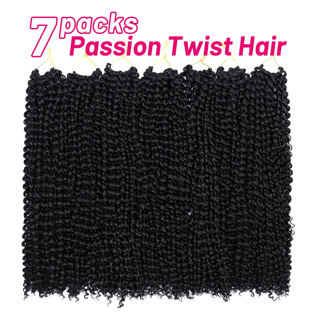 Dorsanee Passion Twist Hair 18inch close-up reveals soft-touch synthetic fibers for comfortable wear.