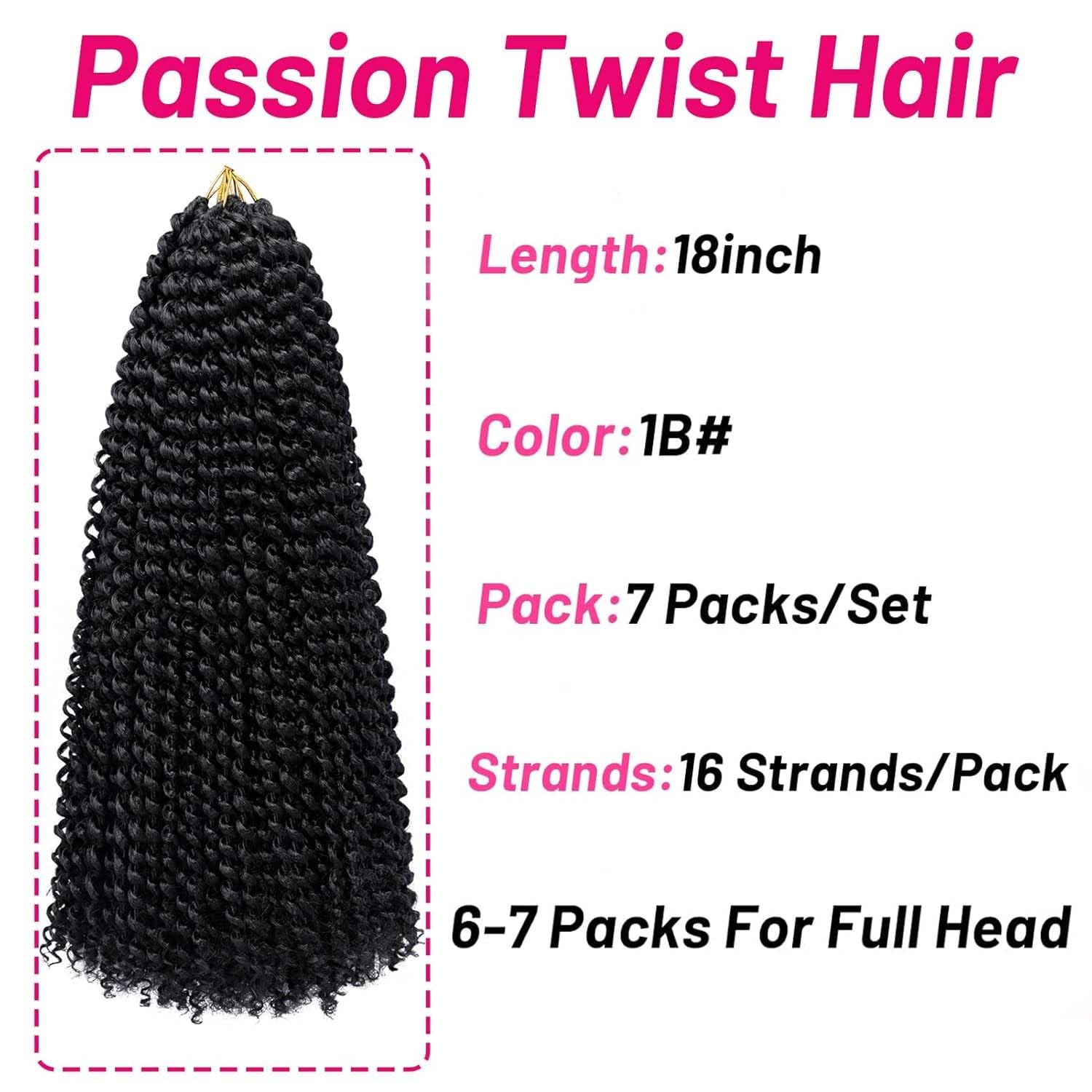 Dorsanee Passion Twist Hair 18inch length on model demonstrates full, flowing boho looks.