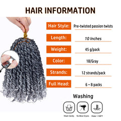 Dorsanee prelooped crochet braids hair easy install in 30 minutes