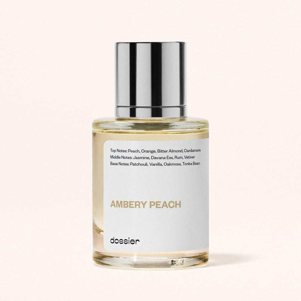 Dossier Ambery Peach peach nectar highlight communicates fruity freshness and approachability.
