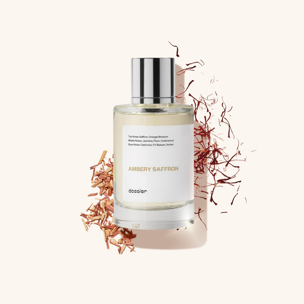 Dossier Ambery Saffron vegan, paraben-free formula for clean beauty rituals