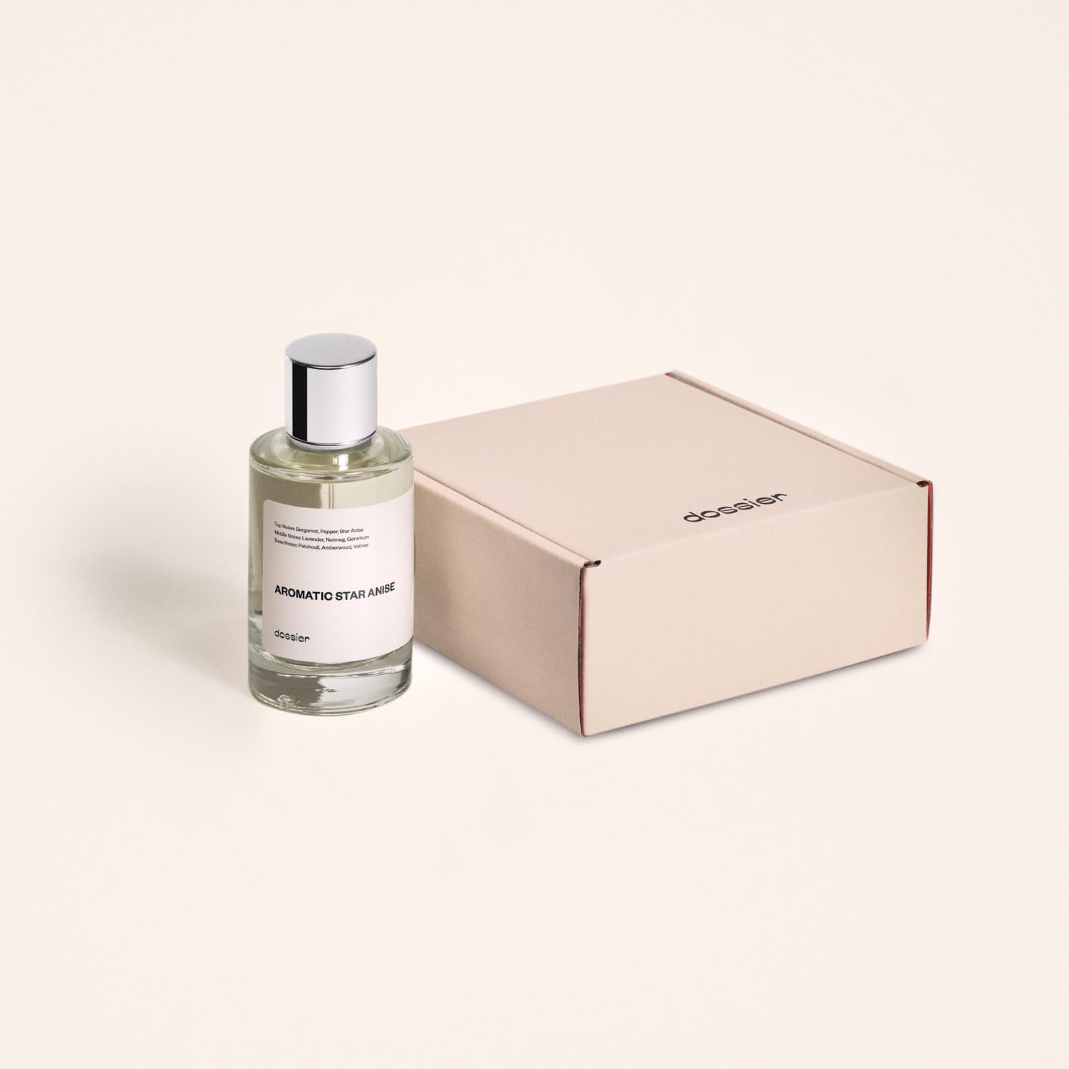Dossier Aromatic Star Anise bottle seal signals authenticity and quality.