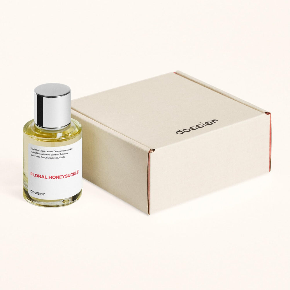 Dossier Floral Honeysuckle garden-flowers evokes natural inspiration and versatile day-to-night fragrance.