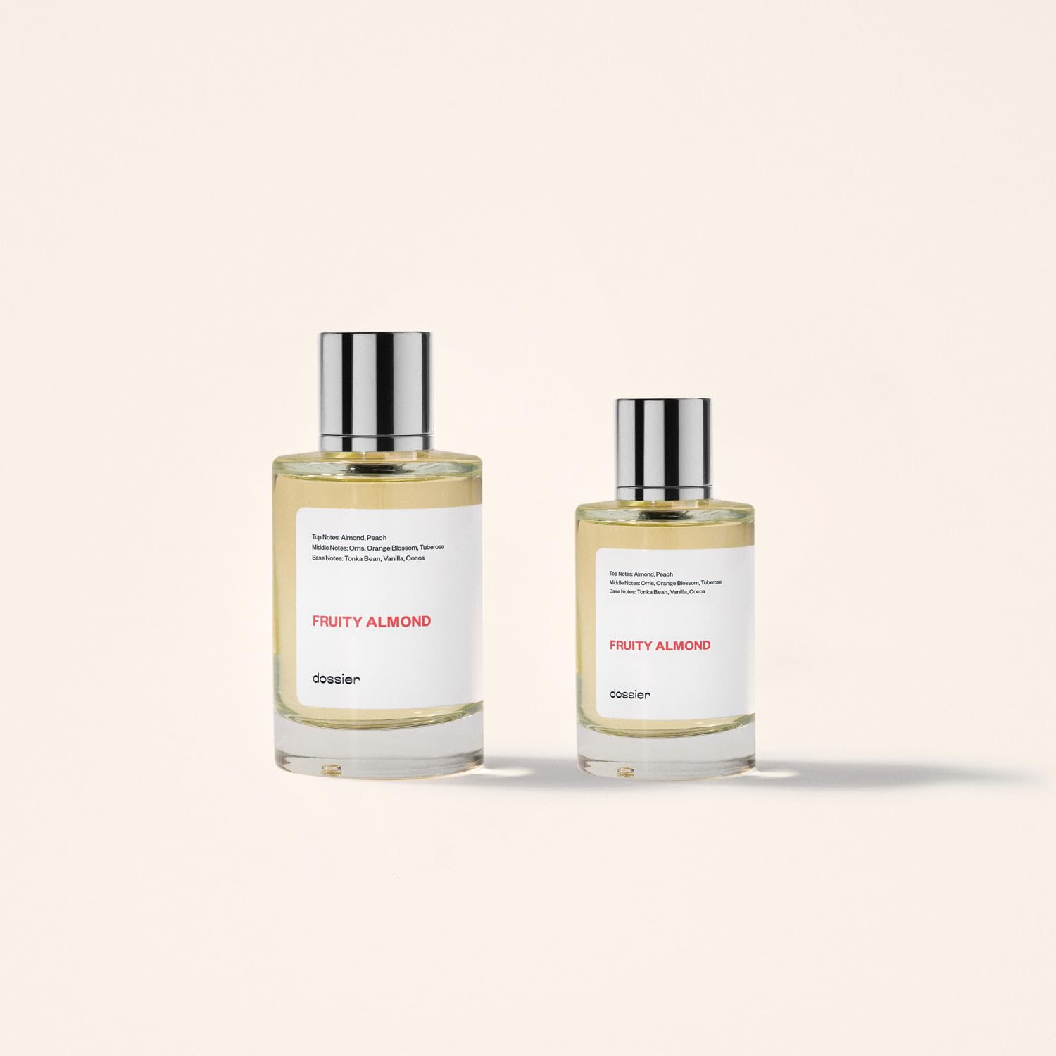 Dossier Fruity Almond woody base delivers a sophisticated, lasting impression.