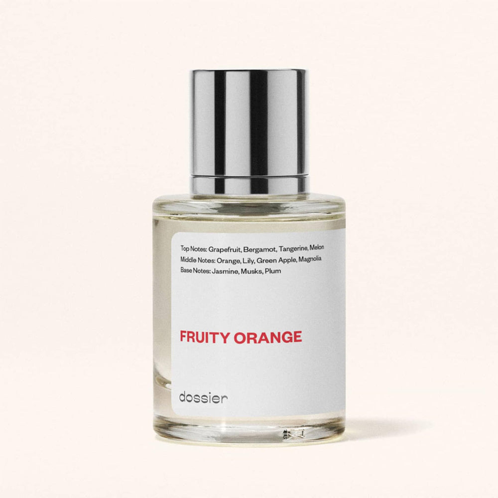 Dossier Fruity Orange packaging highlights travel-friendly design