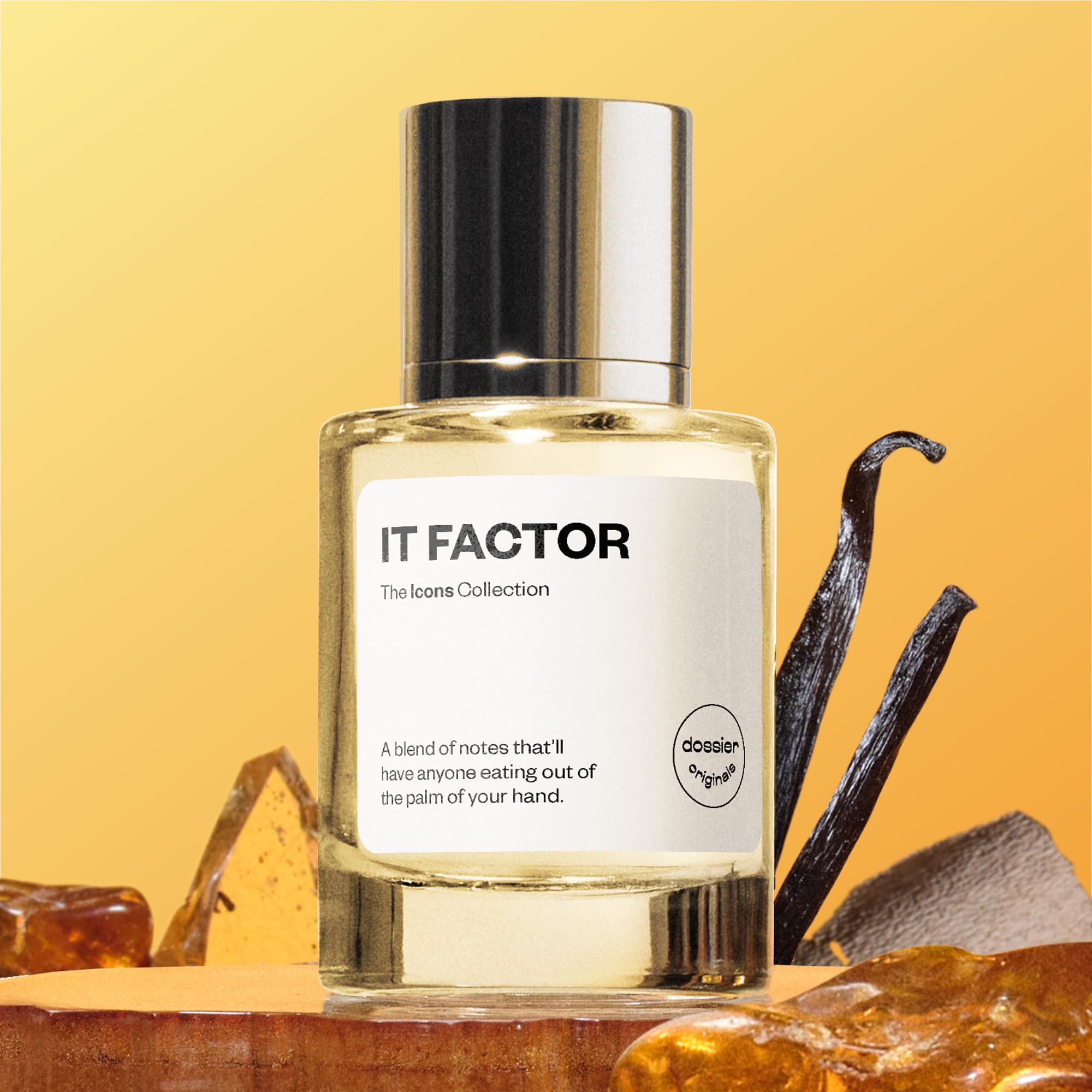 Dossier It Factor application moment shows versatile unisex scent for any occasion.