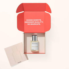 Packaging box of Dossier Powdery Coconut hints at a premium scent.