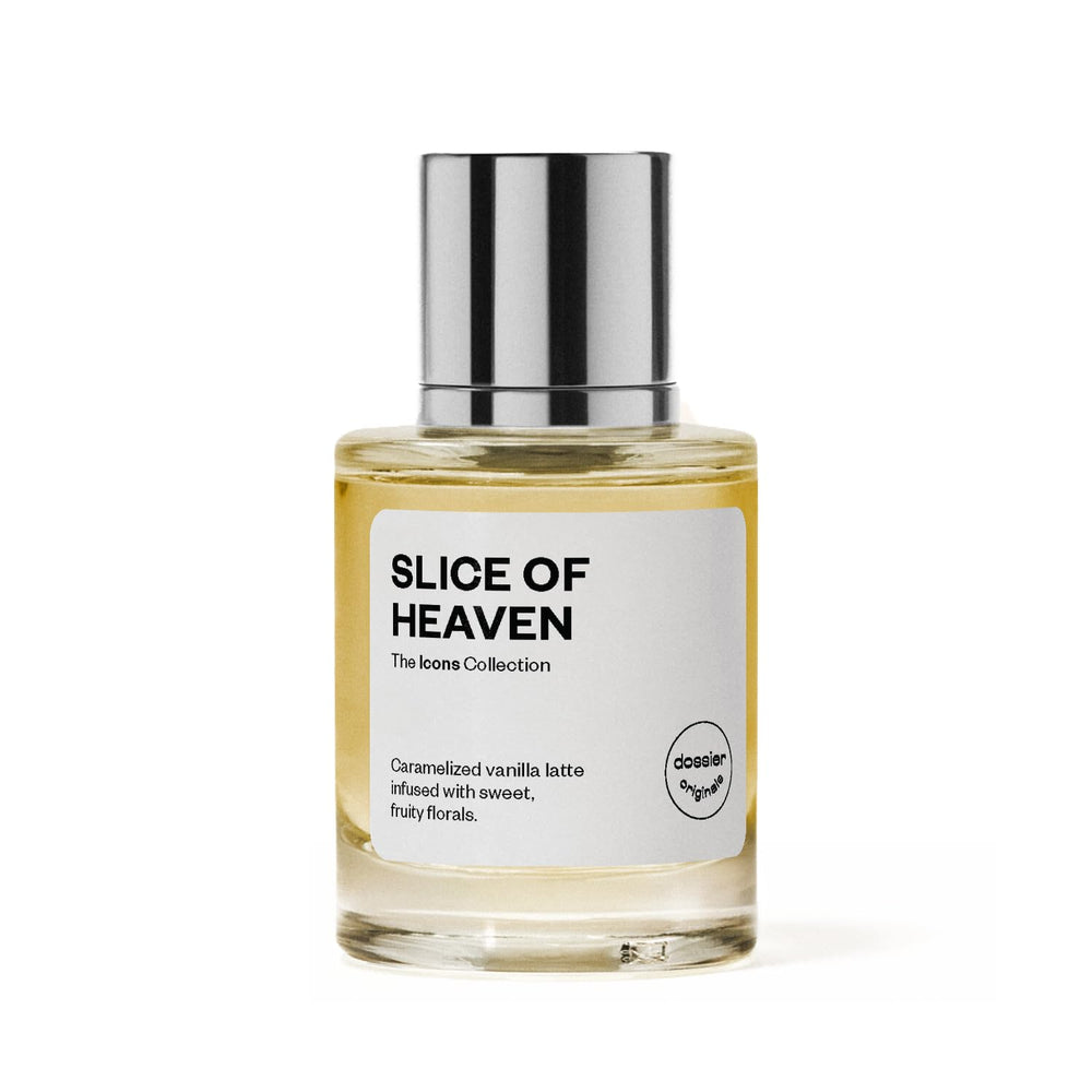 Dossier Slice of Heaven bottle on vanity for daily use