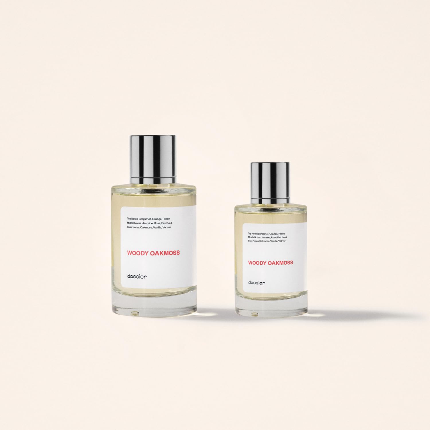 Dossier Woody Oakmoss vegan and paraben-free formula for conscious shoppers