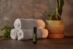 doTERRA Melaleuca Touch application on skin for quick use
