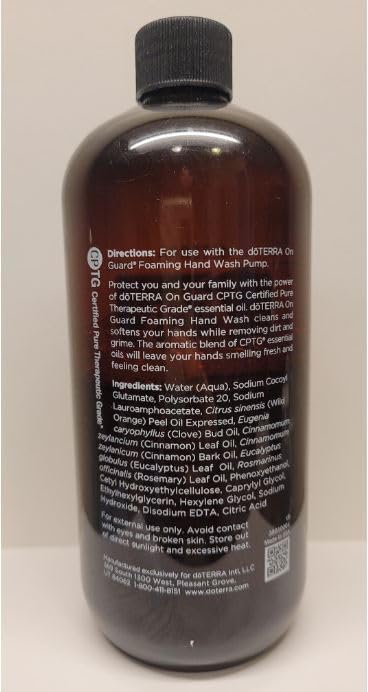 doTERRA On Guard foaming hand wash refill pack offers convenient bulk refills