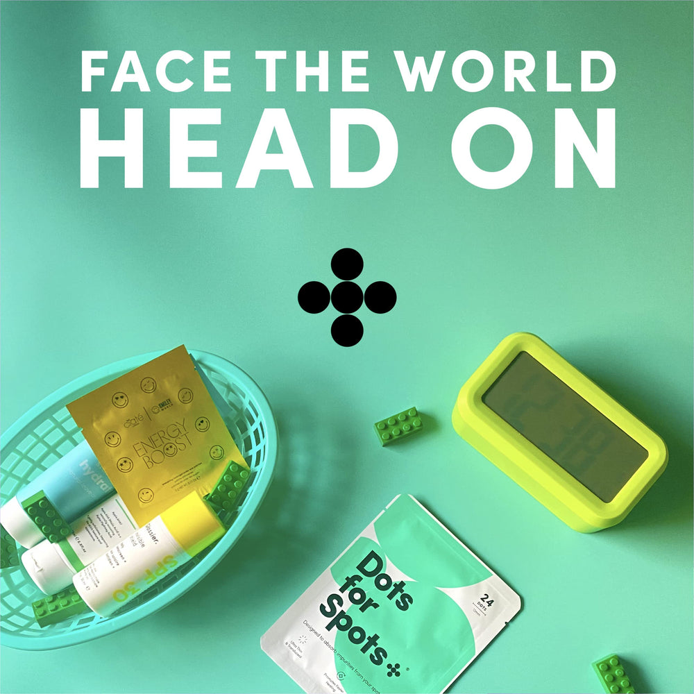 Dots for Spots cruelty-free packaging aligned with vegan skincare values