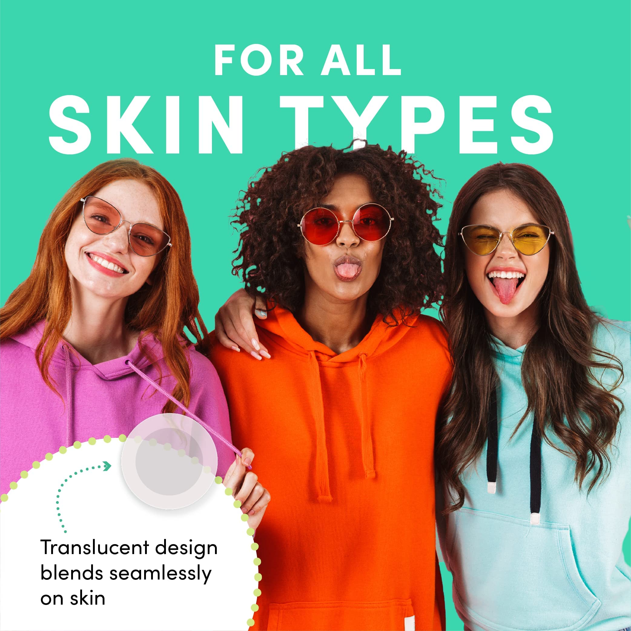 Dots for Spots vegan, fragrance-free patches shown for safe skincare use