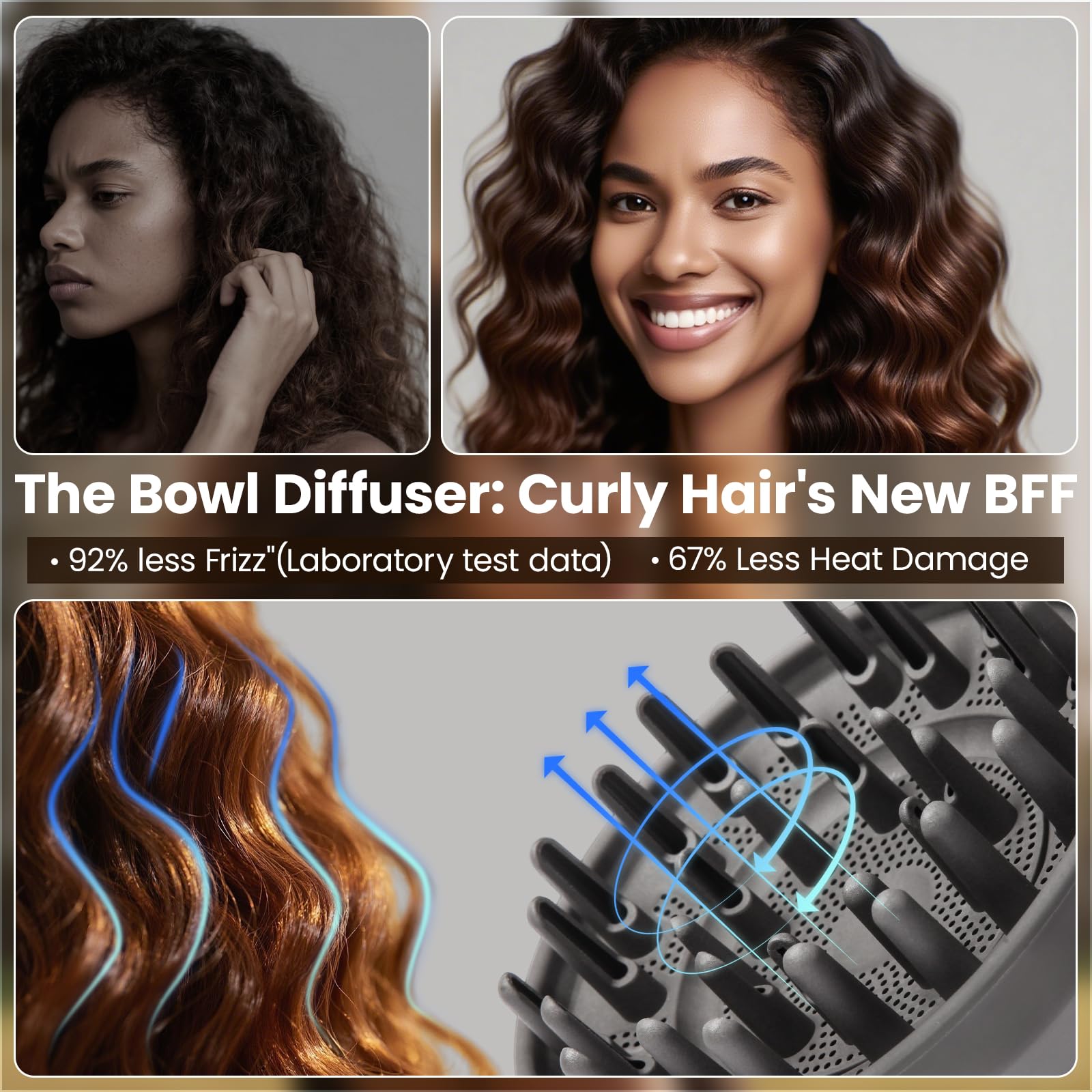 Dotspun diffuser extended pins for deeper curl definition on Dyson Airwrap.