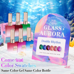 Double Rhythm color swatches display six shade options for choice.
