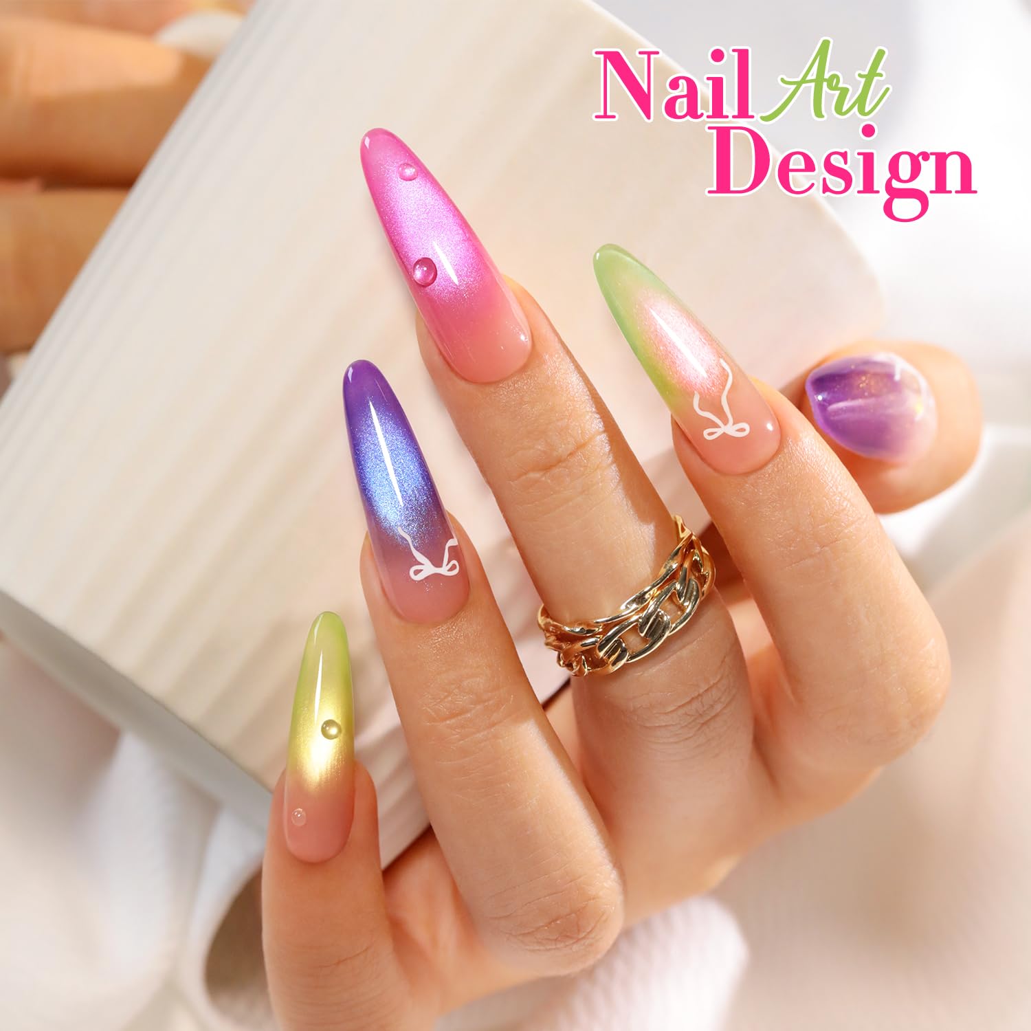 Double Rhythm nails shot displays flawless coverage and sparkle.