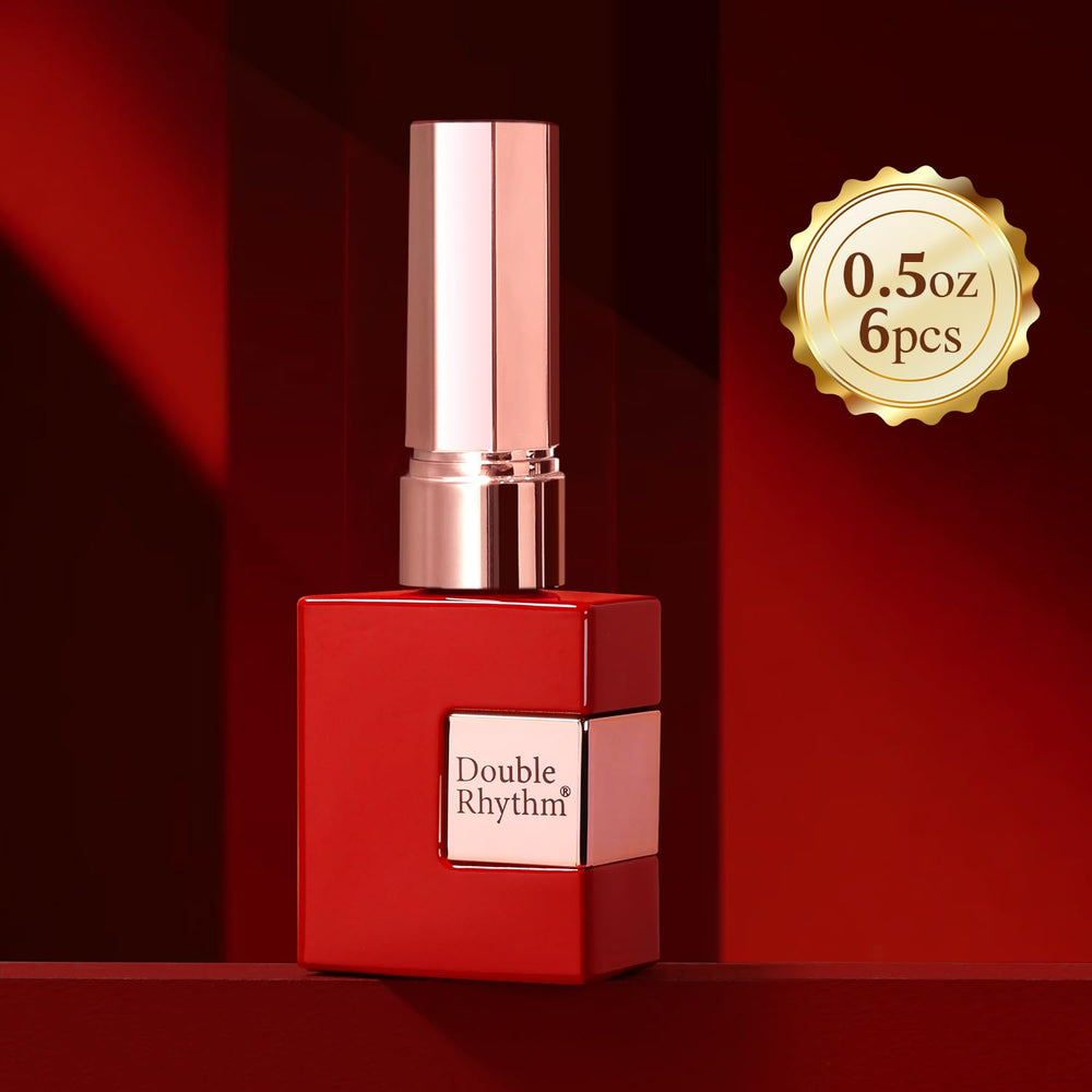 Double Rhythm-led-uv-curing-lamp demonstrates quick cure times for at-home manis.