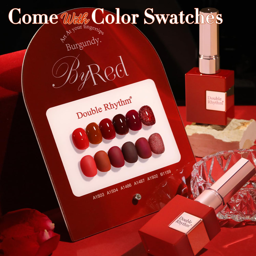 Double Rhythm nail-art-swatch displays shimmer shade ideal for DIY manicure ideas.