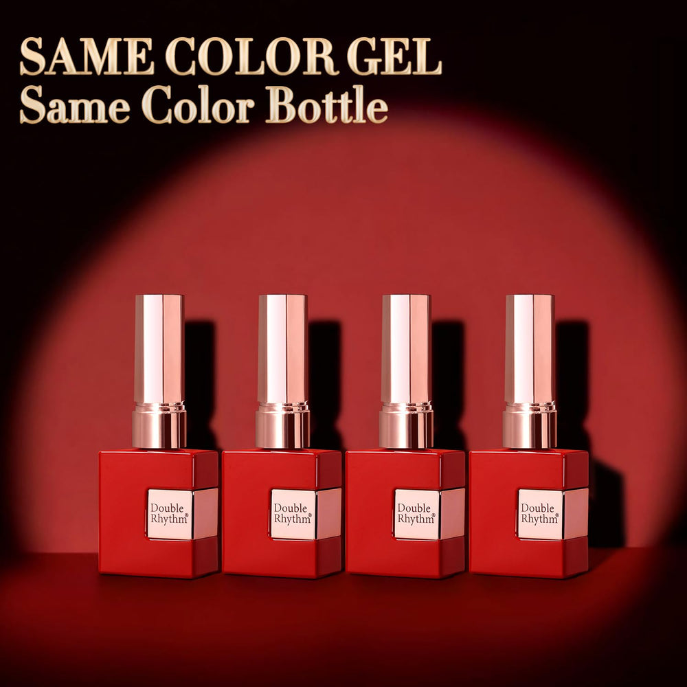 Double Rhythm-nails-model-hand shows a vibrant, salon-grade finish ready for social posts.