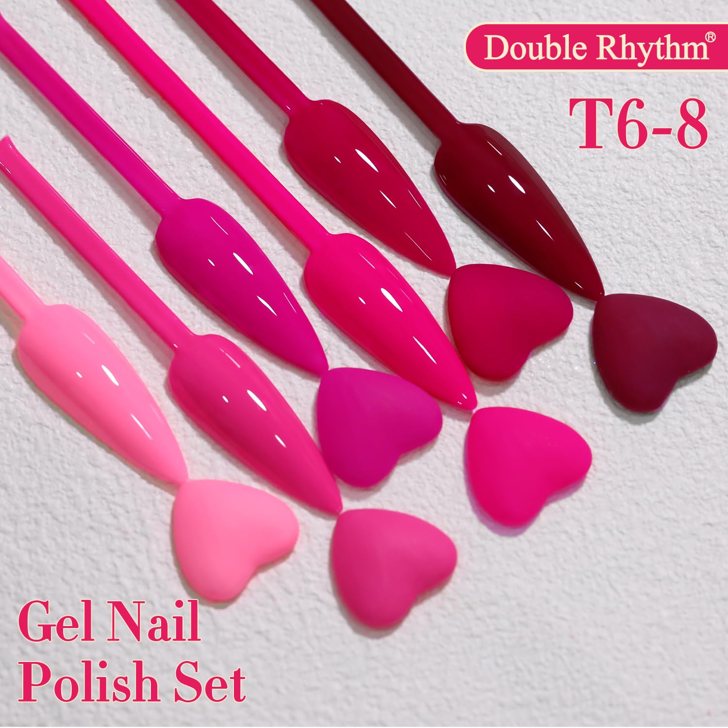 Double Rhythm non-toxic-low-odor polish emphasized for comfortable use.