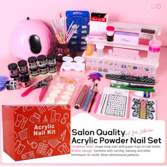 DouborQ acrylic nail brush enables precise, smooth acrylic application