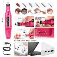DouborQ acrylic nail kit UV light provides even curing for durable finishes
