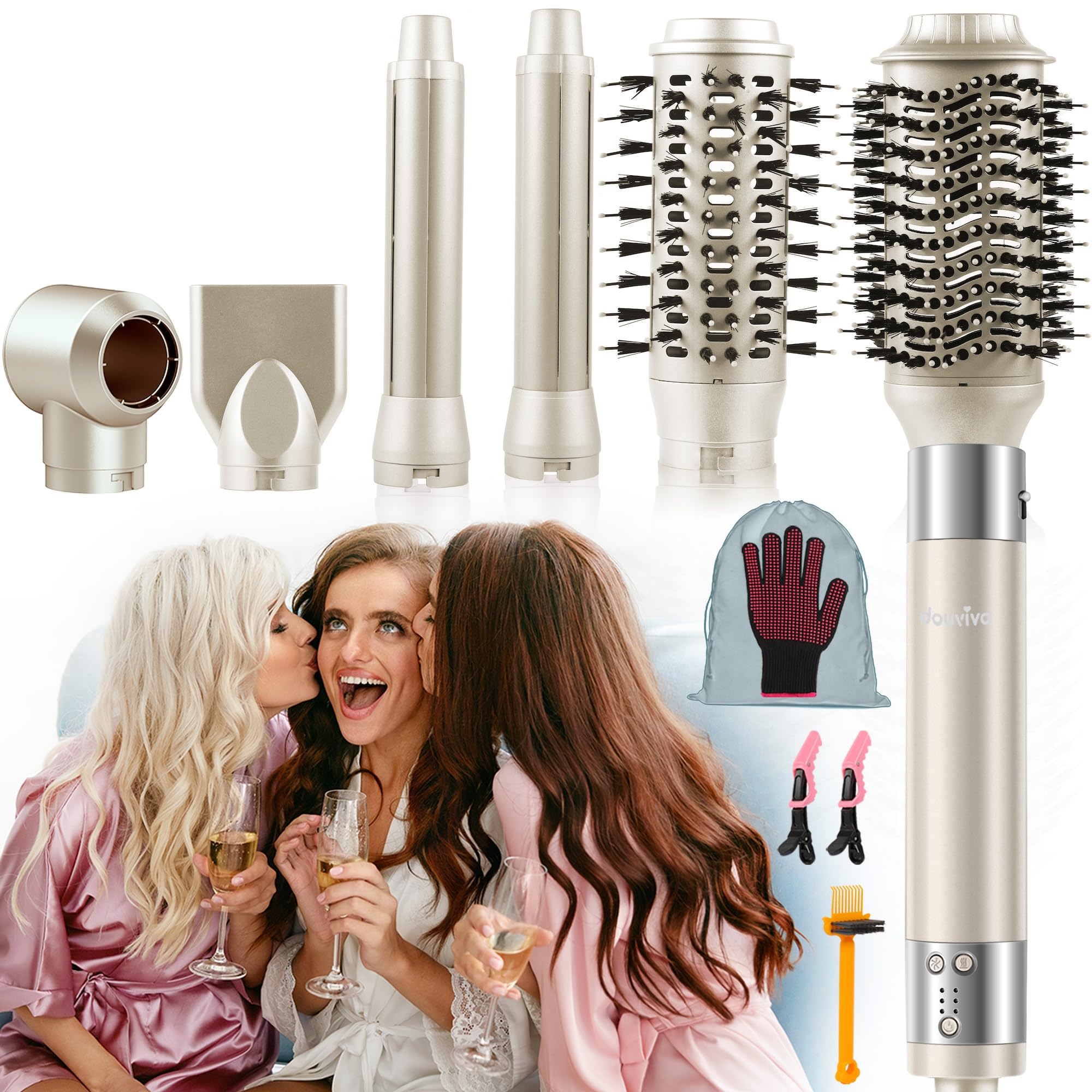 douviva air wrap styler for quick drying and versatile styling at home