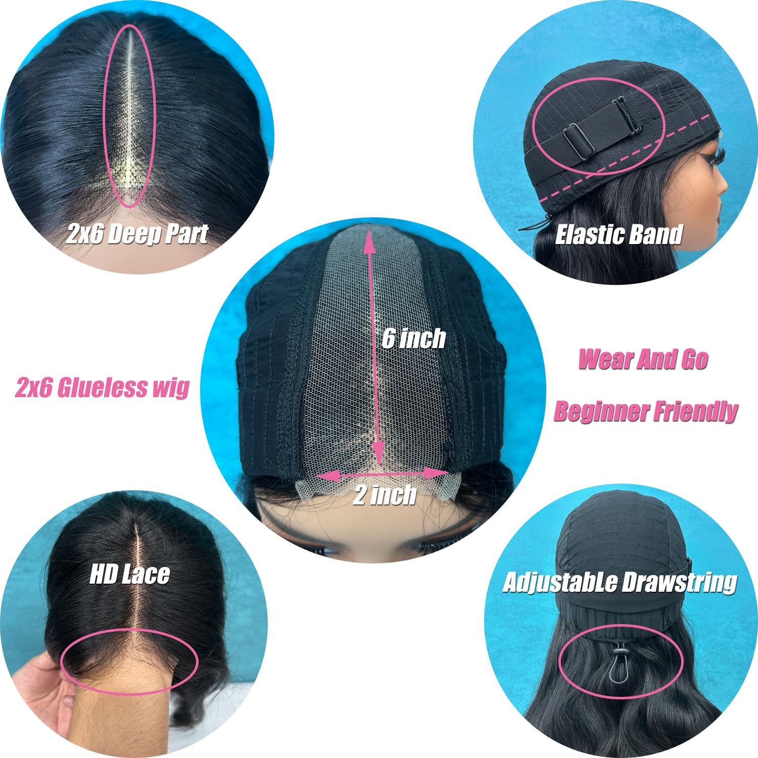 Douyin 180-density body wave human hair for fuller wear