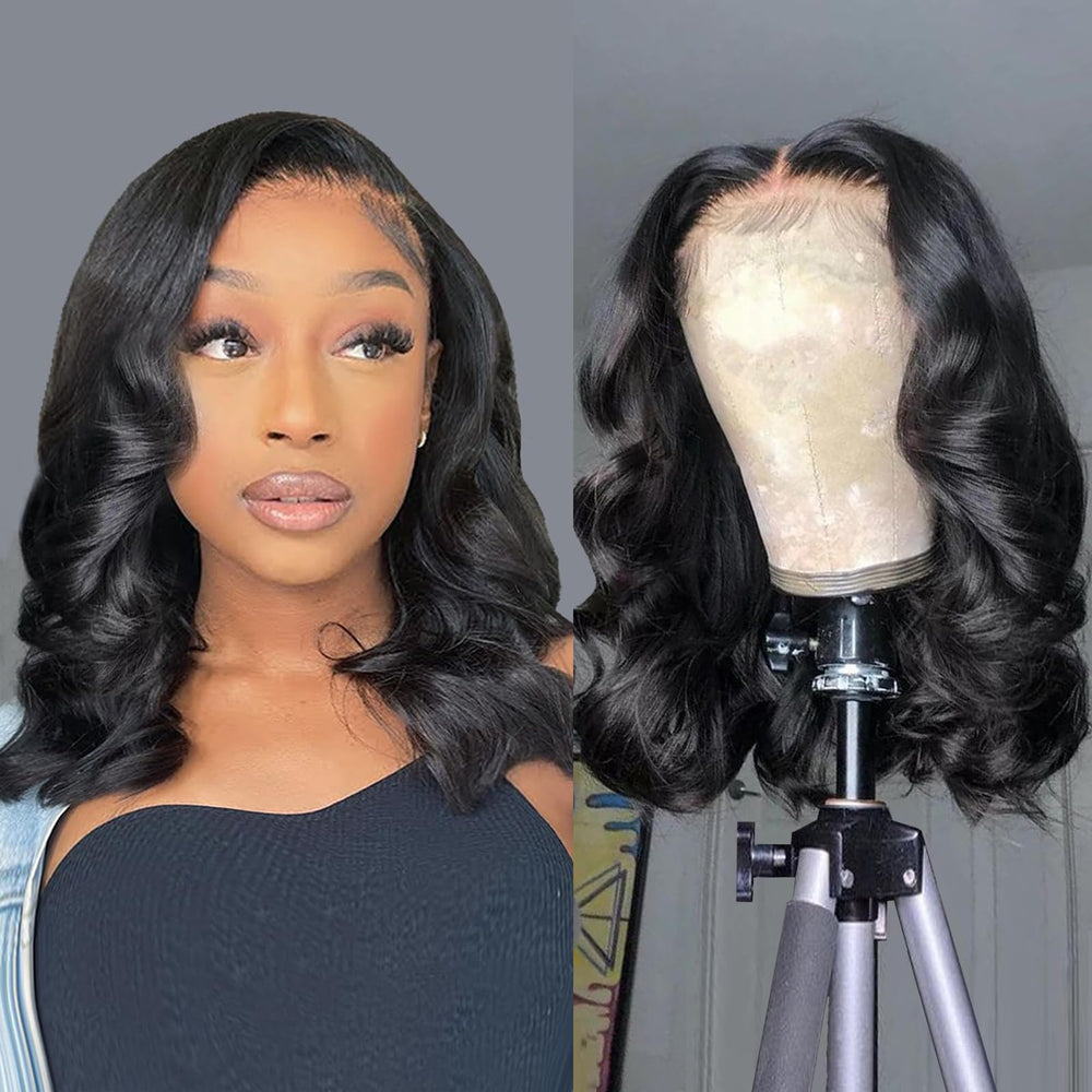 Douyin Short bob in natural black for everyday style