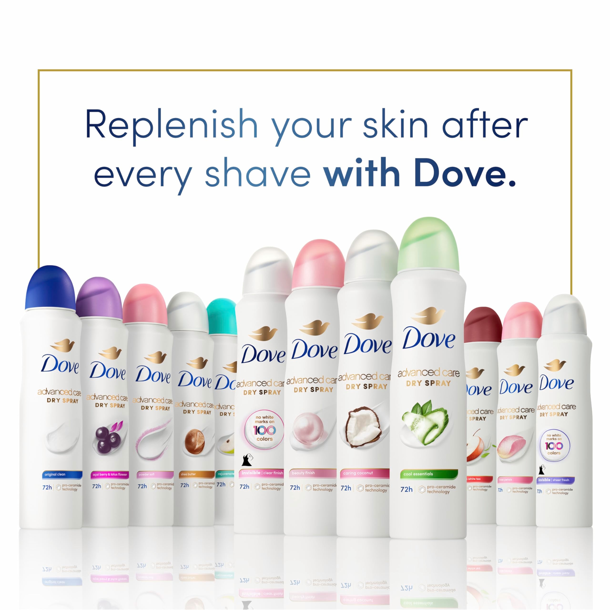 Dove Advanced Care skin-soft underarm after shaving scenario