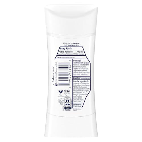 Dove Advanced Care vanilla cocoa butter deodorant stick glide—smooth application.