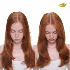 Dove Advanced Dry Shampoo spray applied to roots for quick refresh
