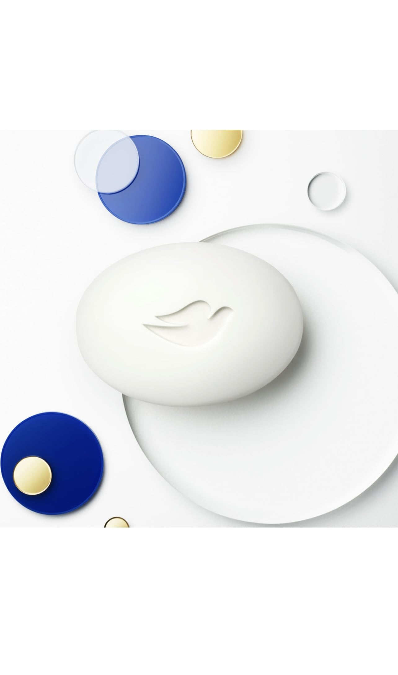Dove Bar Soap Moisturizing packaging-front highlights pure, simple formula and care