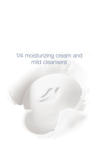Dove Bar Soap Moisturizing suds-closeup shows creamy lather for gentle cleansing