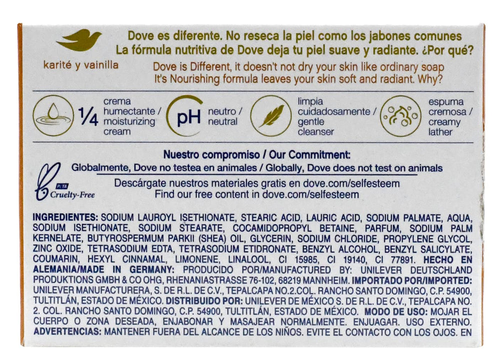 Dove Beauty Bar Delicious Care close-up rich scent creamy lather for nourishment
