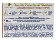 Dove Beauty Bar Delicious Care close-up rich scent creamy lather for nourishment