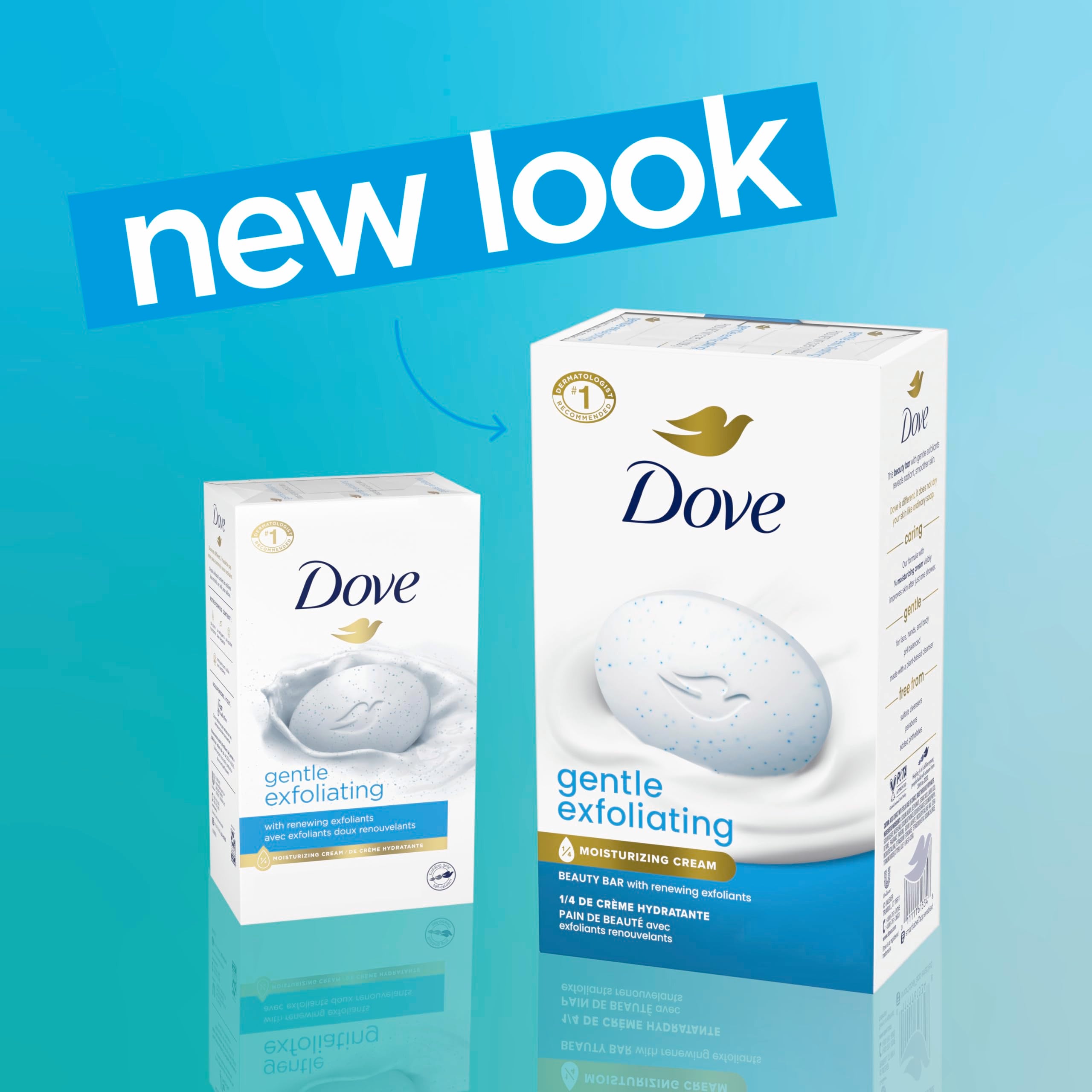 Dove Beauty Bar moisturizing cream texture on skin