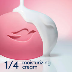 Dove Beauty Bar soothing skin image focusing on soft, hydrated complexion.