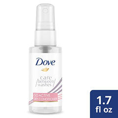 Dove Care Between Washes mist highlights white tea and jasmine scent for subtle fragrance.