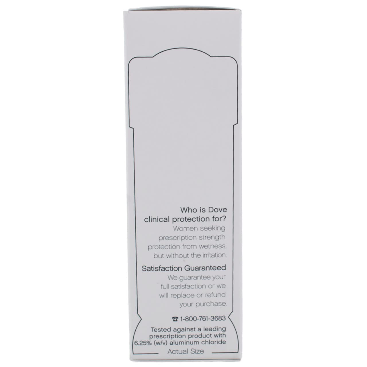 Dove Clinial Protection Deodorant Original Clean individual stick portable design.