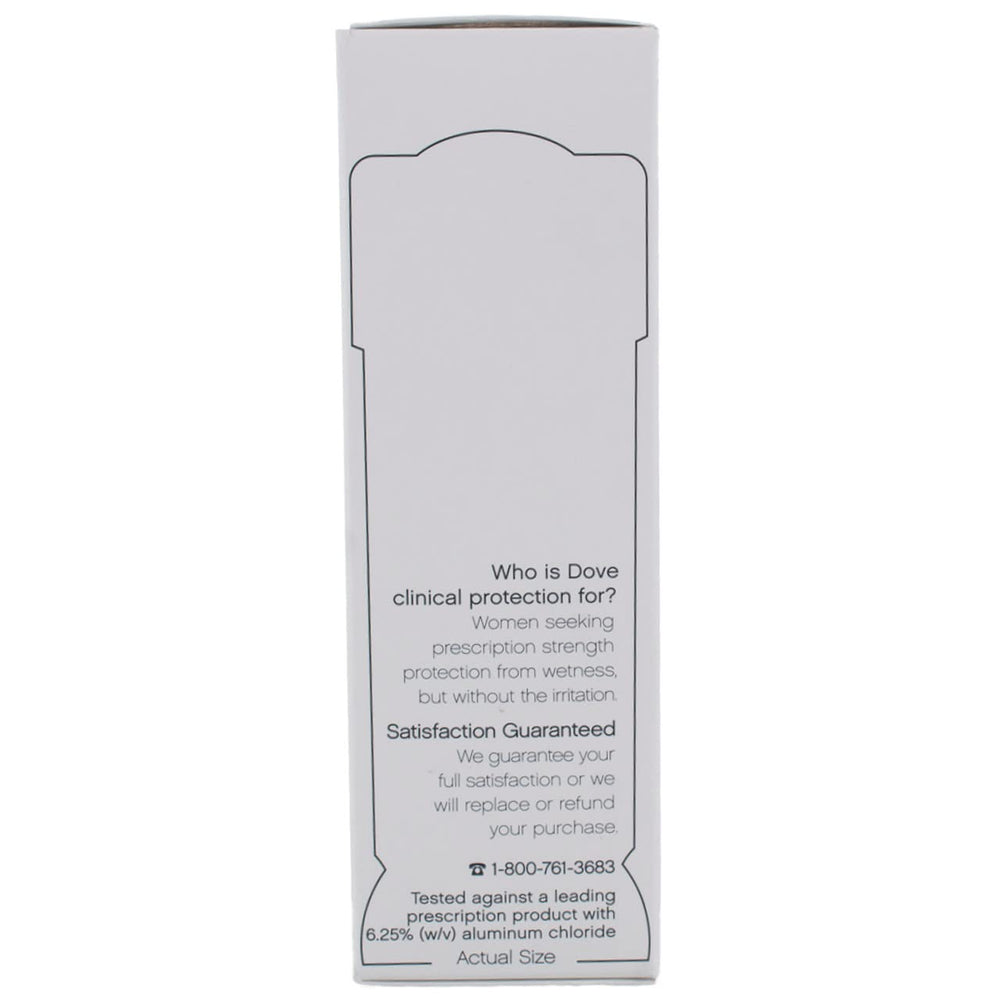 Dove Clinial Protection Deodorant Original Clean individual stick portable design.