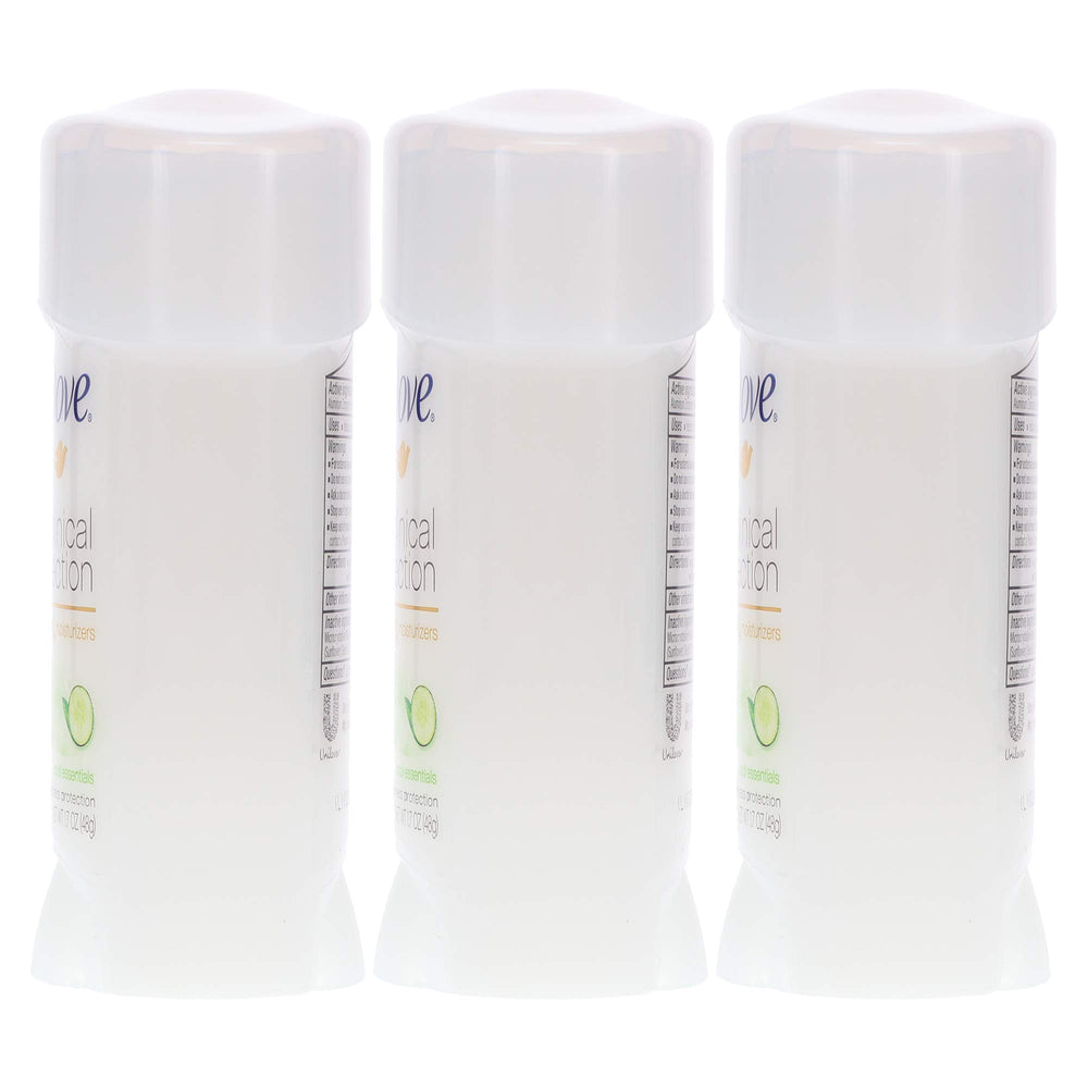 Dove Clinical Protection Cool Essentials packaging box for easy three-pack storage.