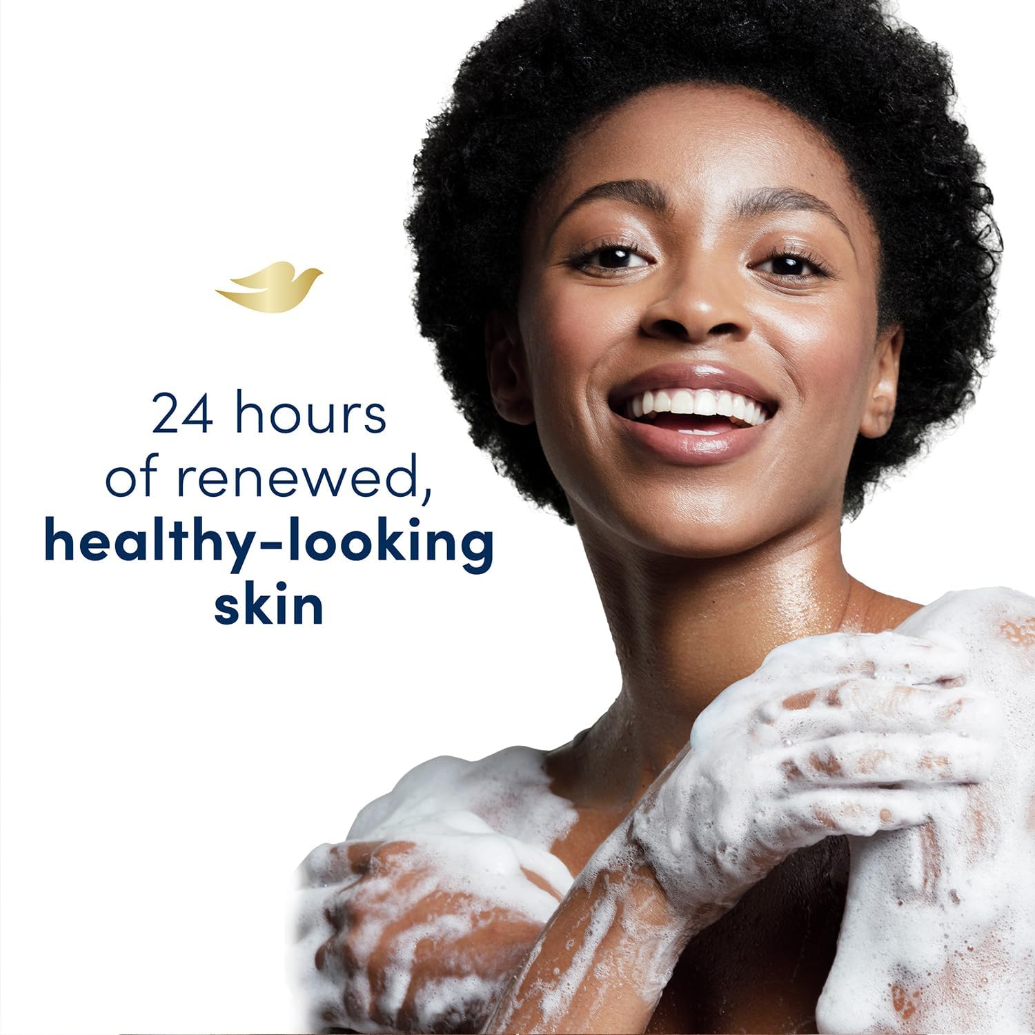Dove cruelty-free logo graphic emphasizing ethical skincare