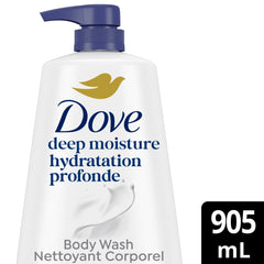 Dove Deep Moisture Body Wash for hands cleanses while nourishing skin.