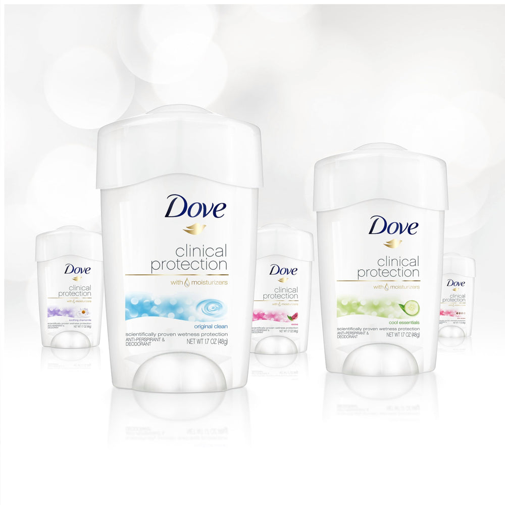 Dove sensitive-skin formula close-up showing 0% alcohol.