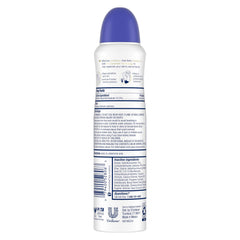 Dove Deodorant Dry Spray Original Clean 3-Pack application for quick-dry comfort.
