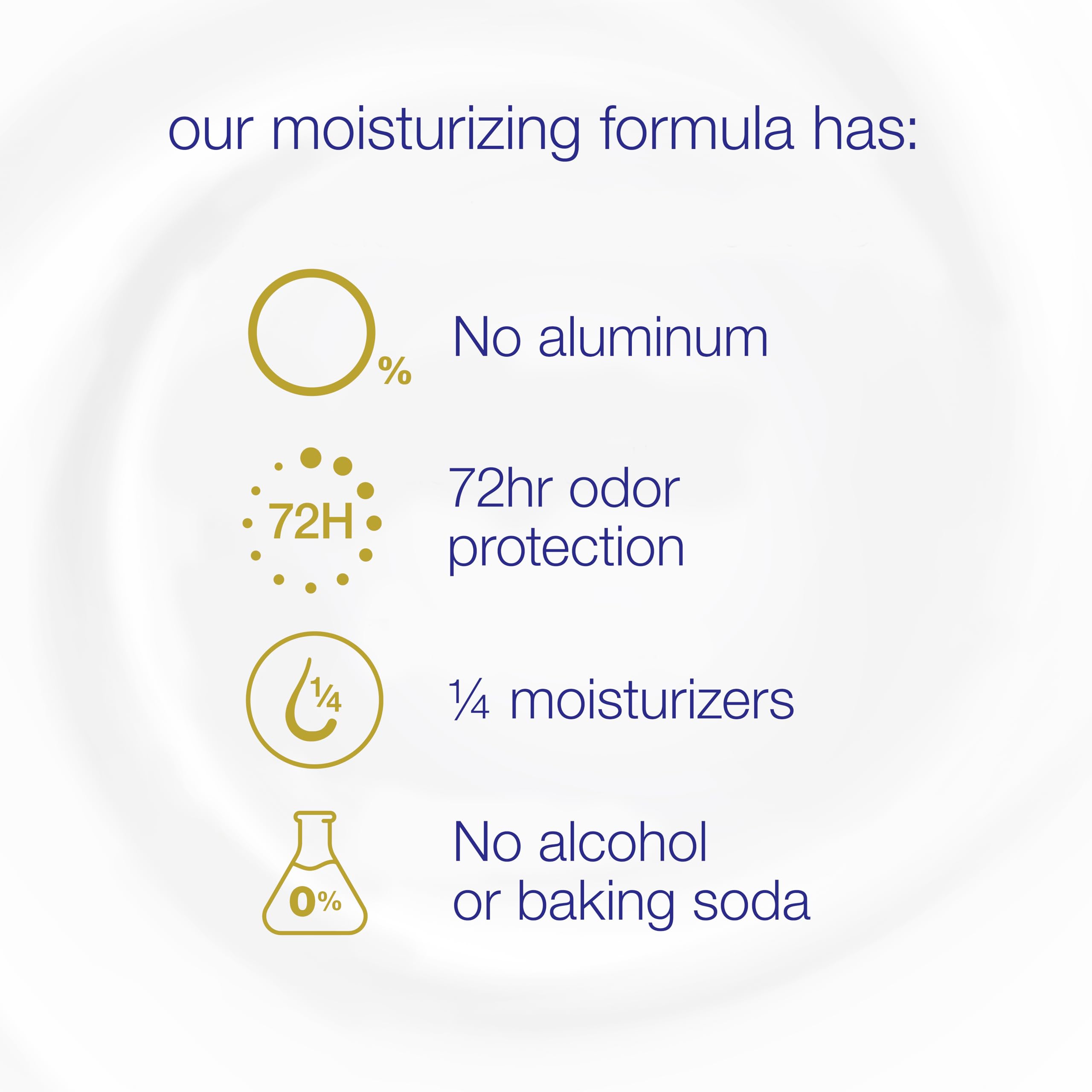 Dove travel-size deodorant fits purse or desk drawer for on-the-go refresh.