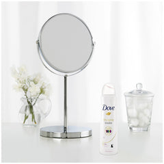 Dove Dry Spray with clear finish demonstrates smooth application and quick drying.